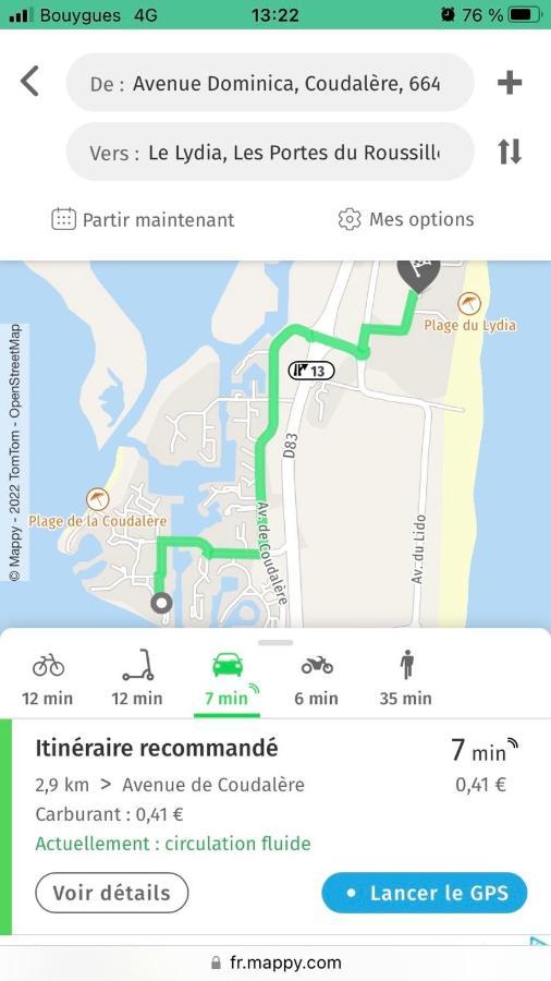 Ile du Cap Couladère - Vue magnifique lac marin - Baignoire Jaccuzi - Complexe piscine, sportif, animations Le Barcarès Extérieur photo